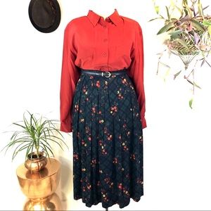 •Pendleton• Rayon Plaid Skirt